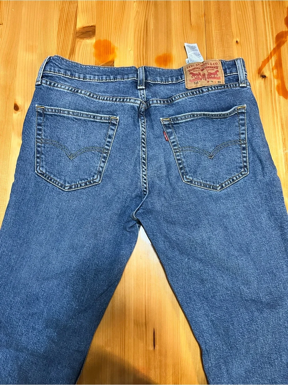 Levi's Indigo Blue Slim Straight Jeans